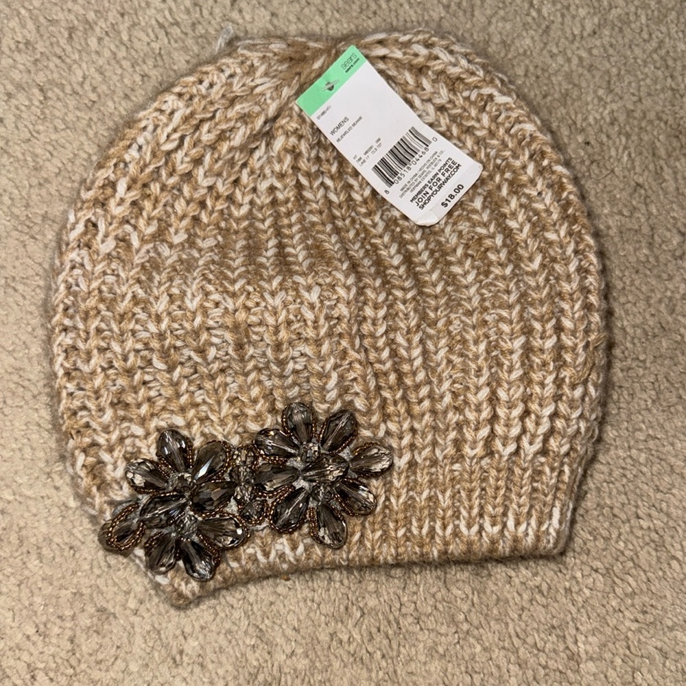 Sears bejeweled beanie